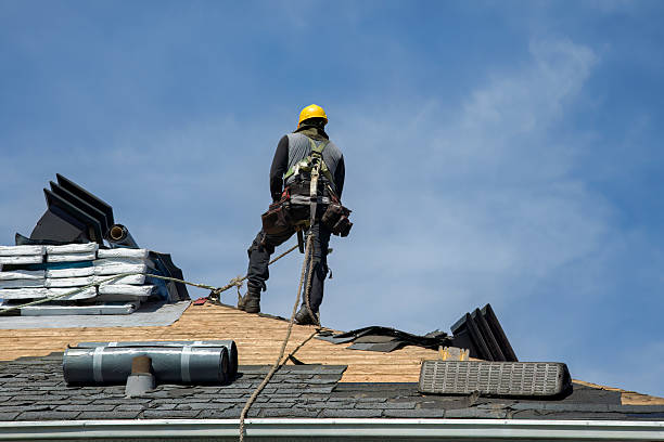 Professional Roofing technician working in Hillsdale, KS